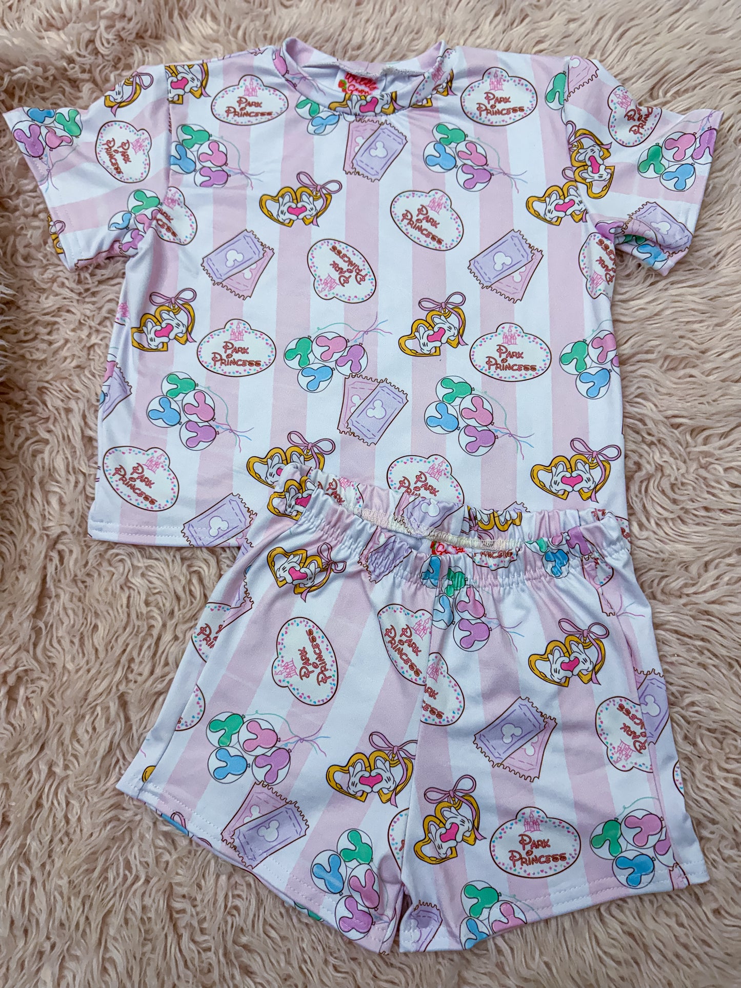 Size 5t park princess set, *flawed*