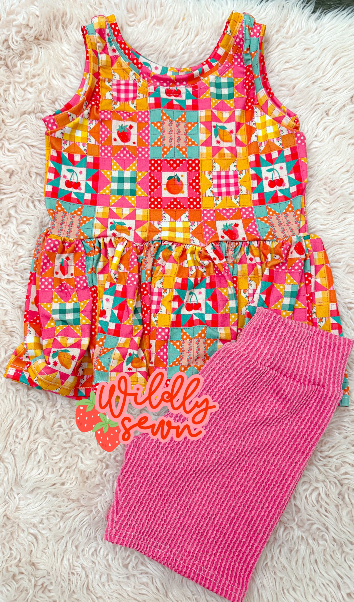 Size 7 set fruity quilt