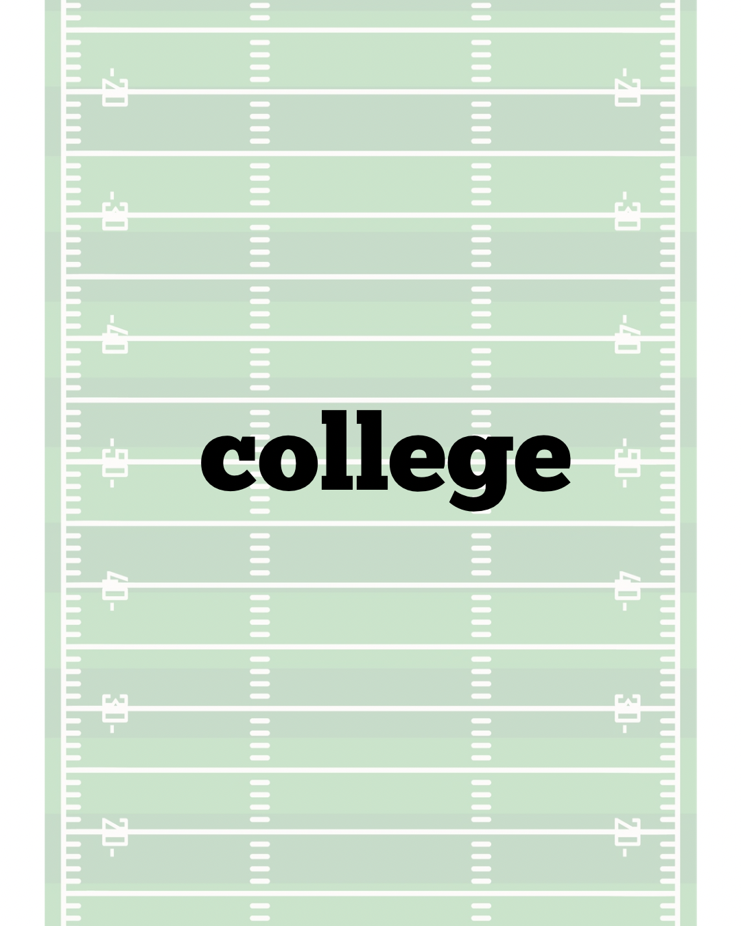 Mystery sweater college